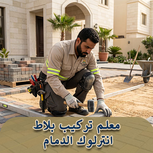 معلم تركيب بلاط انترلوك الدمام